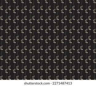 Textile floral motif seamless pattern 