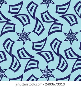 Fondo textil de patrón floral, patrón de lujo, ilustración vectorial elegante