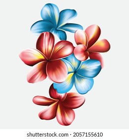textile flower bunch beautiful color