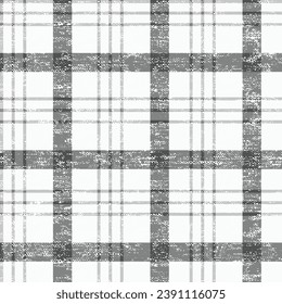 Textile geometrical check texture background pattern.simple texture textile product checks vector pattern. gray,black and white checked pattern.