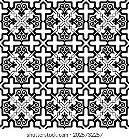 patrón geométrico textil blanco y negro