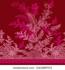 textile graphic  design sharee print
