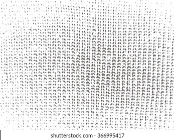 Textile grunge texture in black and white. Textured background. Vector template.  Linen vector texture.