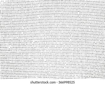 Textile grunge texture in black and white. Textured background. Vector template.  Linen vector texture.