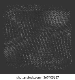Textile grunge texture in black and white. Textured background. Vector template.  Linen vector texture.
