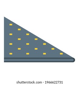 Textile handkerchief icon. Isometric of Textile handkerchief vector icon for web design isolated on white background