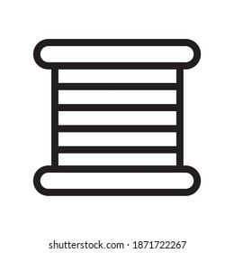 Textile icon fabric sign vector illustration