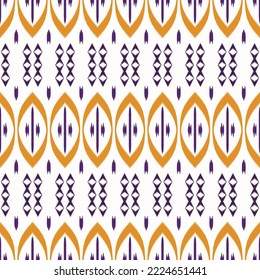 ฺฺBatik Textile ikat Aztec seamless pattern digital vector design for Print saree Kurti Borneo Fabric border brush symbols swatches stylish