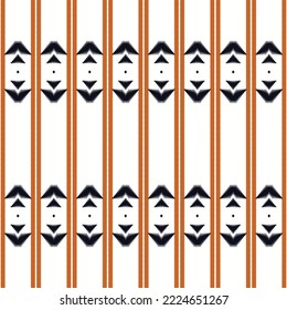 ฺฺBatik Textile ikat flowers seamless pattern digital vector design for Print saree Kurti Borneo Fabric border brush symbols swatches party wear