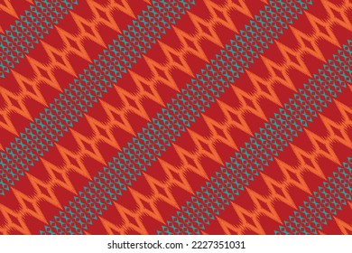 ฺฺBatik Textile Ikkat or ikat damask seamless pattern digital vector design for Print saree Kurti Borneo Fabric border brush symbols swatches stylish