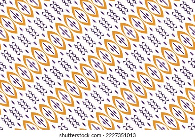 ฺฺBatik Textile Ikkat or ikat diamond seamless pattern digital vector design for Print saree Kurti Borneo Fabric border brush symbols swatches designer