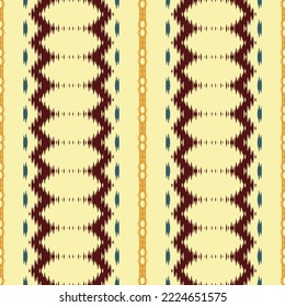 ฺฺBatik Textile Ikkat or ikat floral seamless pattern digital vector design for Print saree Kurti Borneo Fabric border brush symbols swatches cotton