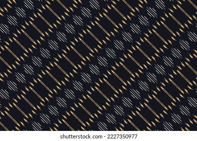 ฺฺBatik Textile Ikkat or ikat frame seamless pattern digital vector design for Print saree Kurti Borneo Fabric border brush symbols swatches cotton