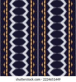 ฺฺBatik Textile Ikkat or ikat print seamless pattern digital vector design for Print saree Kurti Borneo Fabric border brush symbols swatches party wear