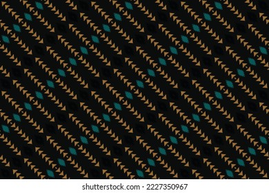 ฺฺBatik Textile Ikkat or ikat print seamless pattern digital vector design for Print saree Kurti Borneo Fabric border brush symbols swatches designer