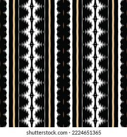 ฺฺBatik Textile Ikkat or ikat texture seamless pattern digital vector design for Print saree Kurti Borneo Fabric border brush symbols swatches designer