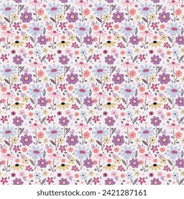 textile, illustration, print, repeat, trendy, botanical, wallpaper, kid, sketch, graphic, feminine, rose, petal, drawn, daisy, cushion, painted, clothing,