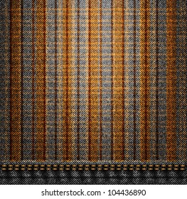 textile jeans texture (material vector image)