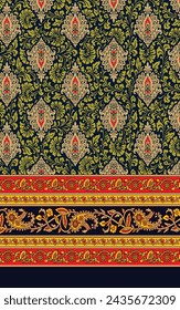 Textile Kurti Design, Digital Printing Design, Pakistani Women Suits Design For Print