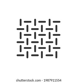 Textile line icon. Web symbol for web and apps. Sign design in outline style. Textile stroke object.