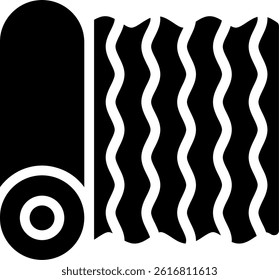 Textile Machinery Glyph Vector Icon Design