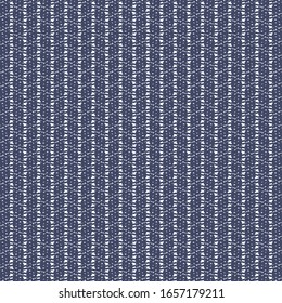 Textil-Material mit parallelen Streifen. Handtuchstruktur. Muster in dunkelblau-weiß. 