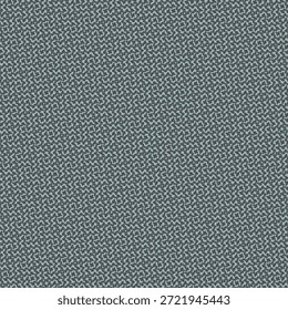 Matéria têxtil com um padrão de tweed, tecida a partir de algodão ou lã, em azul e preto. Textura de pano retrô. Abstrato sem emenda. Arte vetorial.