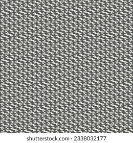 Textile material of wool or cotton woven in black and white. Retro mottled cloth. Upholstery fabric texture. Abstract vector.