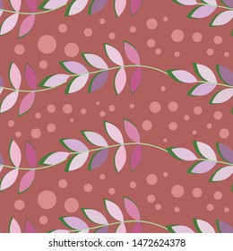 Textile motif always have. Surface pattern with seamless nature cf colorful flower and leaves. Can use for print, template, fabric, presentation, banner, poster, wallpaper, poster, background