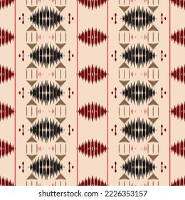 ฺฺBatik Textile Motif ikat designs seamless pattern digital vector design for Print saree Kurti Borneo Fabric border brush symbols swatches cotton