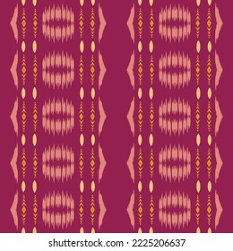 ฺฺBatik Textile Motif ikat stripes seamless pattern digital vector design for Print saree Kurti Borneo Fabric border brush symbols swatches stylish
