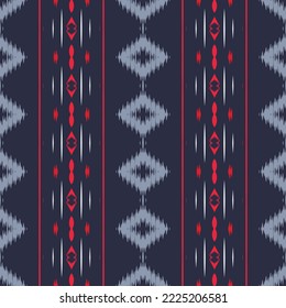 ฺฺBatik Textile Motif ikat vector seamless pattern digital vector design for Print saree Kurti Borneo Fabric border brush symbols swatches cotton