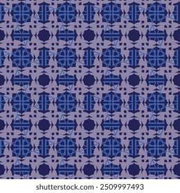 Textile motif seamless pattern. Abstract line shape geometric motif basic pattern continuous background. Man shirt all over print block. 