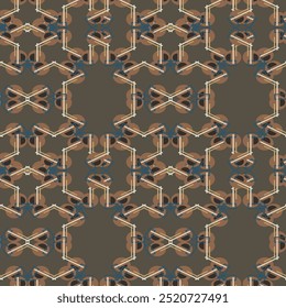 Motivo têxtil padrão sem emenda. Plano de fundo contínuo de padrão básico geométrico de forma de linha abstrata. Camisa masculina em todo o bloco de impressão. 