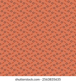 Textile motif seamless pattern. Abstract line shape geometric motif basic pattern continuous background. Man shirt all over print block. 