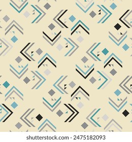 Textile motif seamless pattern. Lux fabric design textile swatch ladies dress, man shirt all over print block. 