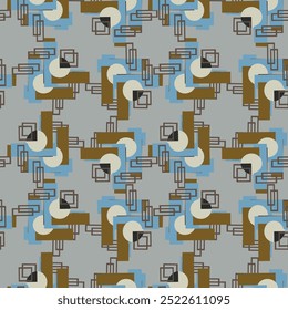 Textile motif seamless pattern. Lux fabric design textile swatch ladies dress, man shirt all over print block. 