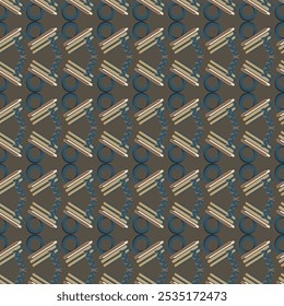 Textile motif seamless pattern. Lux fabric design textile swatch ladies dress, man shirt all over print block. 