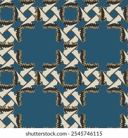 Textile motif seamless pattern. Lux fabric design textile swatch ladies dress, man shirt all over print block. 