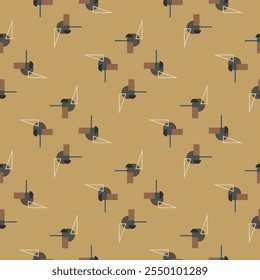 Textile motif seamless pattern. Lux fabric design textile swatch ladies dress, man shirt all over print block. 