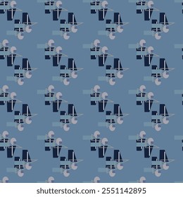 Textile motif seamless pattern. Lux fabric design textile swatch ladies dress, man shirt all over print block. 