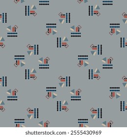 Textile motif seamless pattern. Lux fabric design textile swatch ladies dress, man shirt all over print block. 