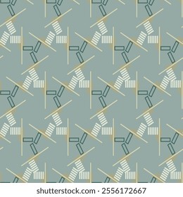 Textile motif seamless pattern. Lux fabric design textile swatch ladies dress, man shirt all over print block. 