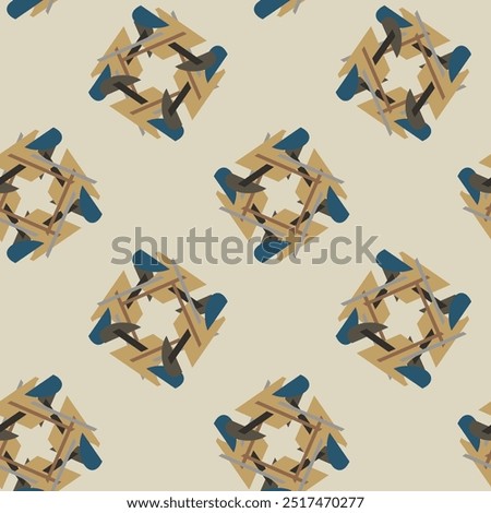 Textile motif seamless pattern. Lux fabric design textile swatch ladies dress, man shirt all over print block. 