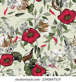 Textile Mughal Floral Motif Border Pattern.Traditional Indian Motif.Traditional Arabic motifsdigital flowers design and leaves motif.beautiful scarf print design for textile print in fabric.