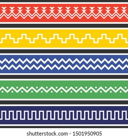 Textile Pattern of Arabesques. Oriental style. Tiles and mosaics decorative. Background Art Vector.