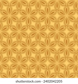 Fondo de patrón textil, patrón de lujo floral, diseño de textura vectorial elegante