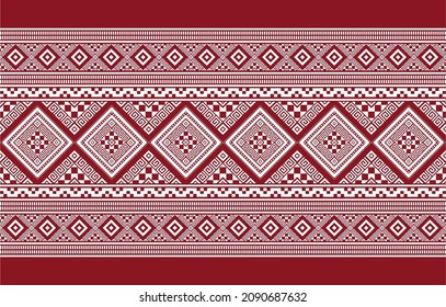 Textile pattern design art of Laos.