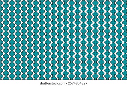 Textile Pattern Design with Vector. Cyan and White Colour Pattern Vector Design of Textile.