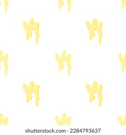 Textile pattern design and wallpaper Colorful Dripping Letter, 3D letter great for T- shirts; room decorations and accessories.
